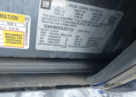 2014 Buick Enclave z USA, uszkodzony, nr VIN 5GAKVBKD3EJ237722